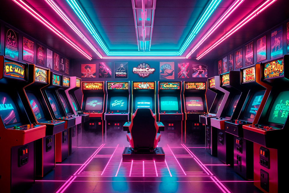Estudio de desarrollo Arcade Levante — la habitación arcade de tus sueños