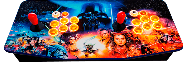 Consola arcade HDMI Kissa — panel arcade fabricado a mano en España