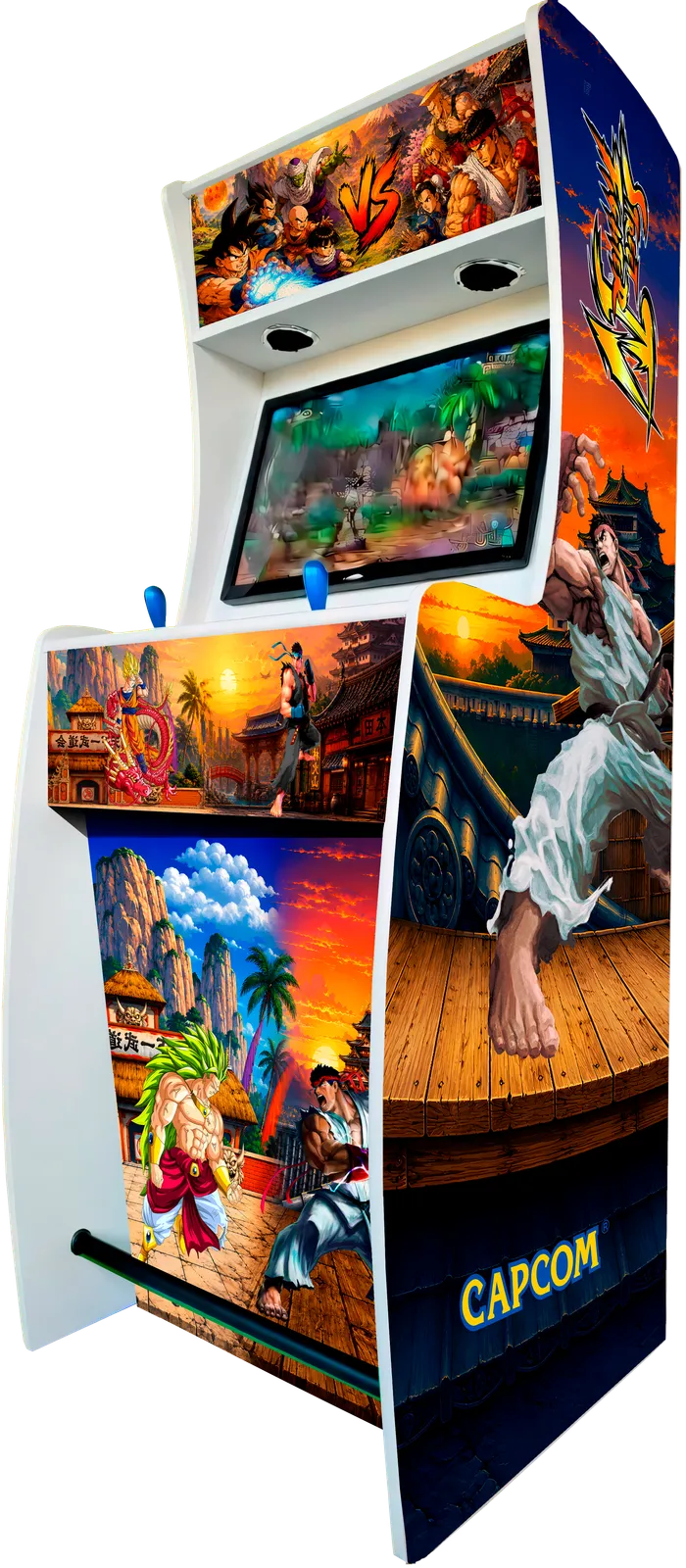 Recreativa Sanura 18 Dragon Ball vs Street Fighter Blanca
