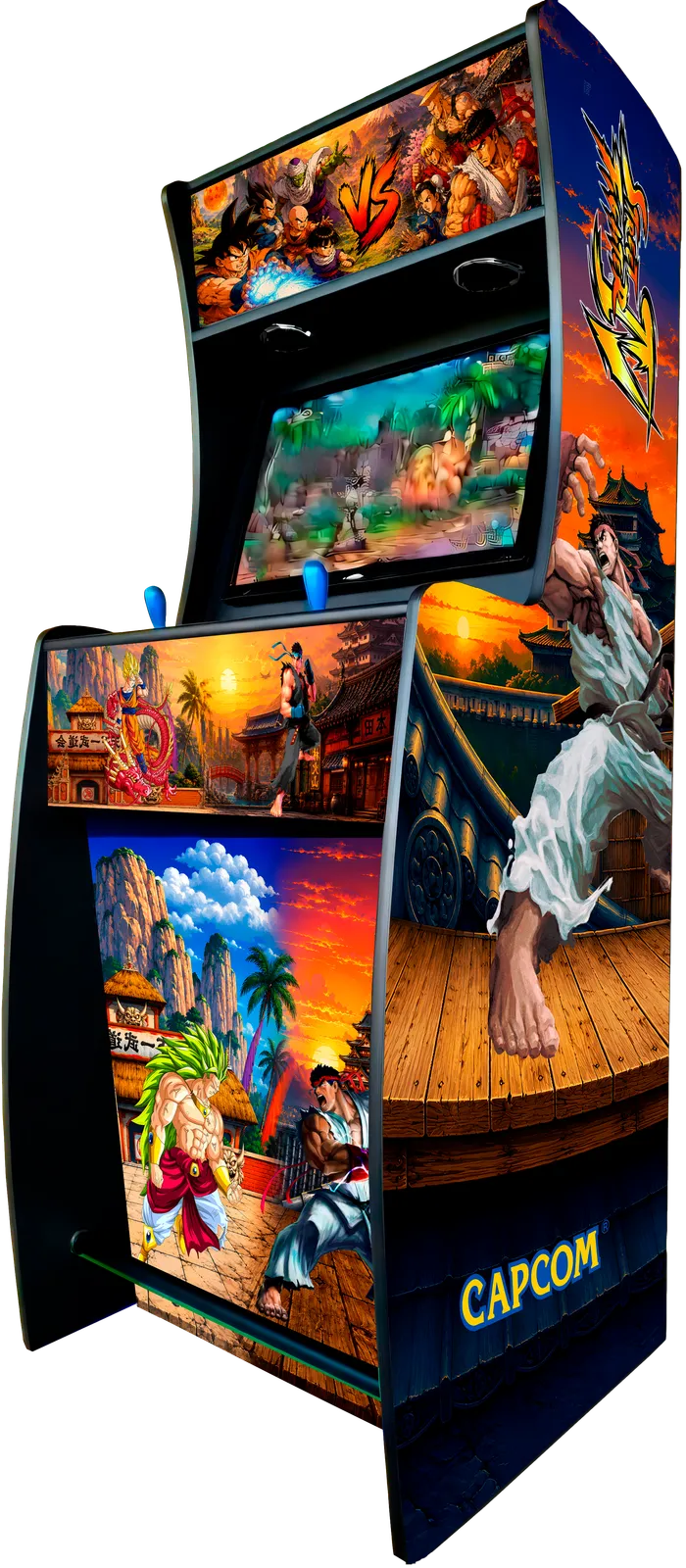 Recreativa Sanura — diseño 18 Dragon Ball vs Street Fighter