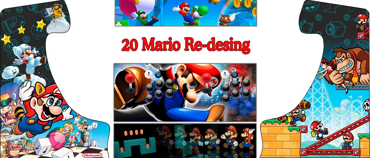 Bartop Danna 20 Mario Ego — arte completo del vinilo