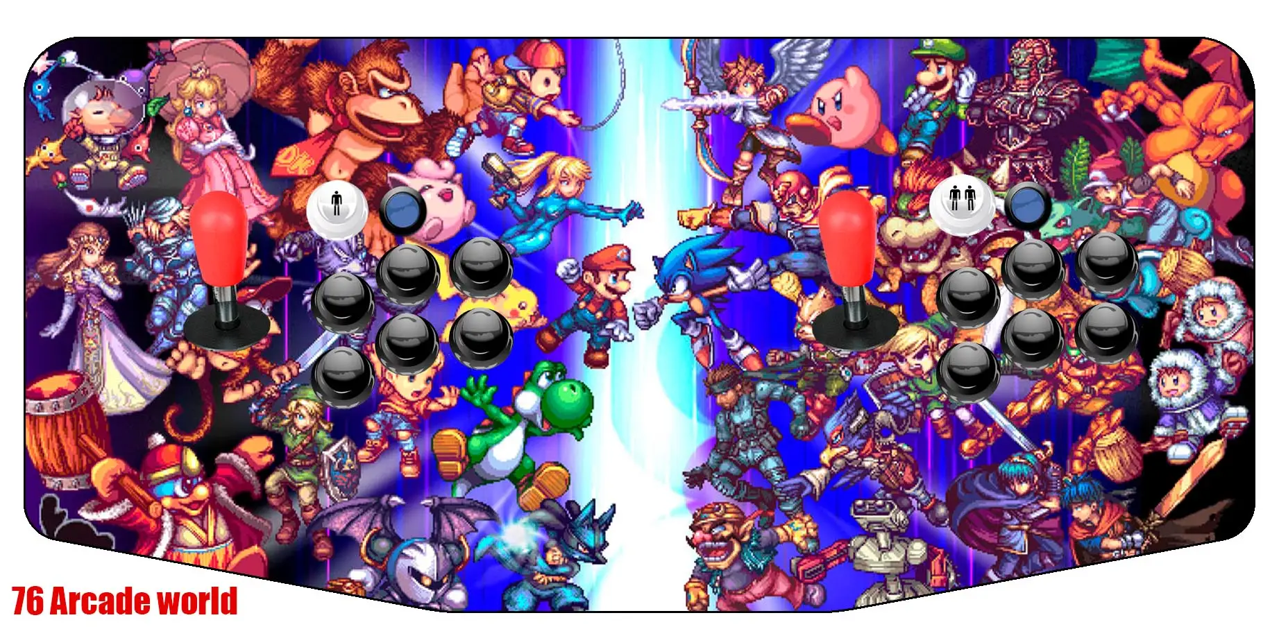 Vinilo Consola Kissa 76 Arcade World