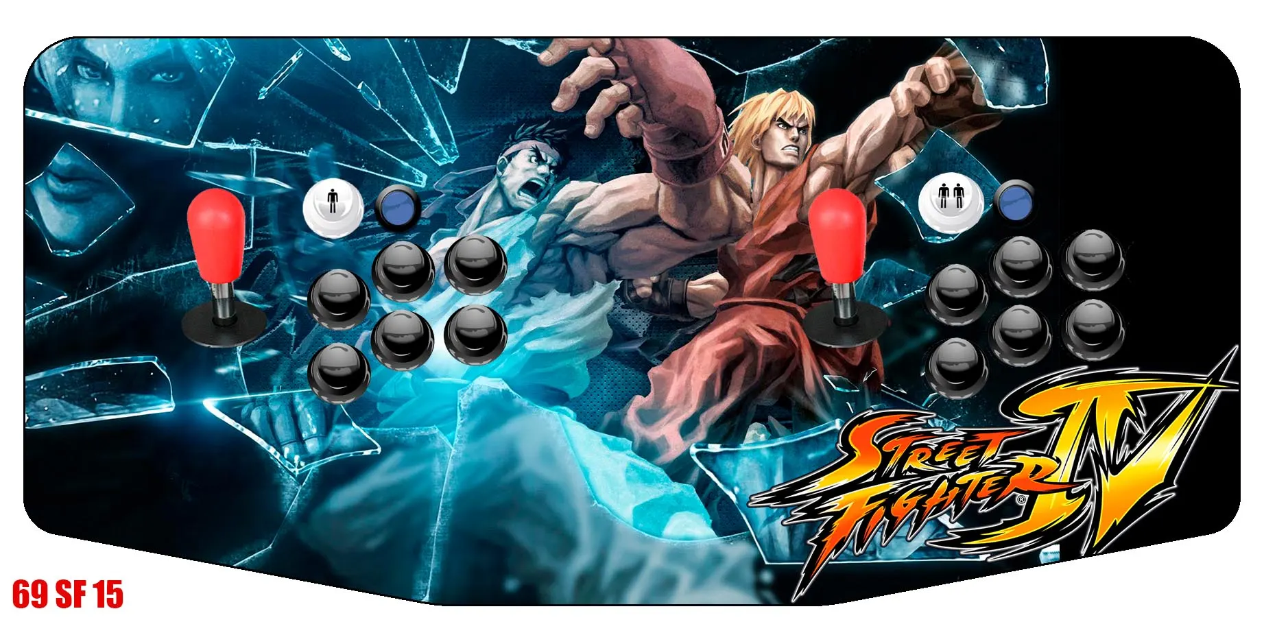 Vinilo Consola Kissa 69 Street Fighter 15