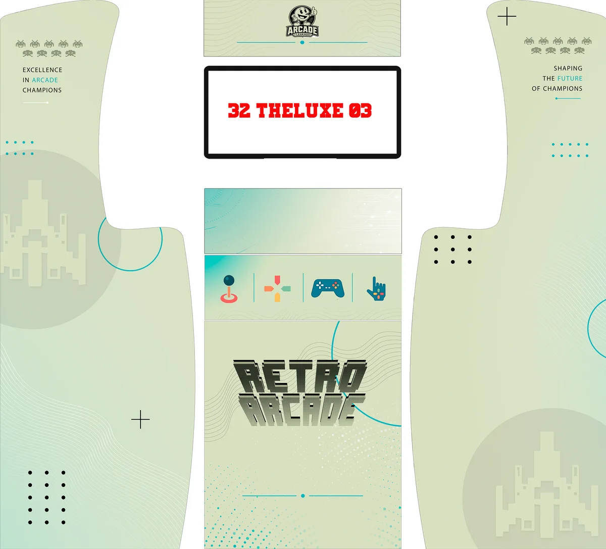 Recreativa Sanura 32 Theluxe 03 — arte completo del vinilo